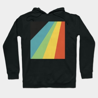 Abstract retro futuristic illustration Hoodie